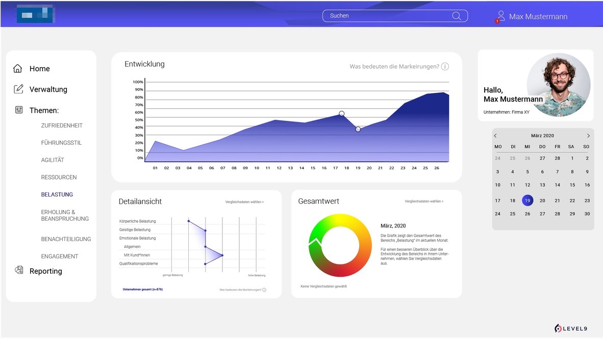 first design for dashboard