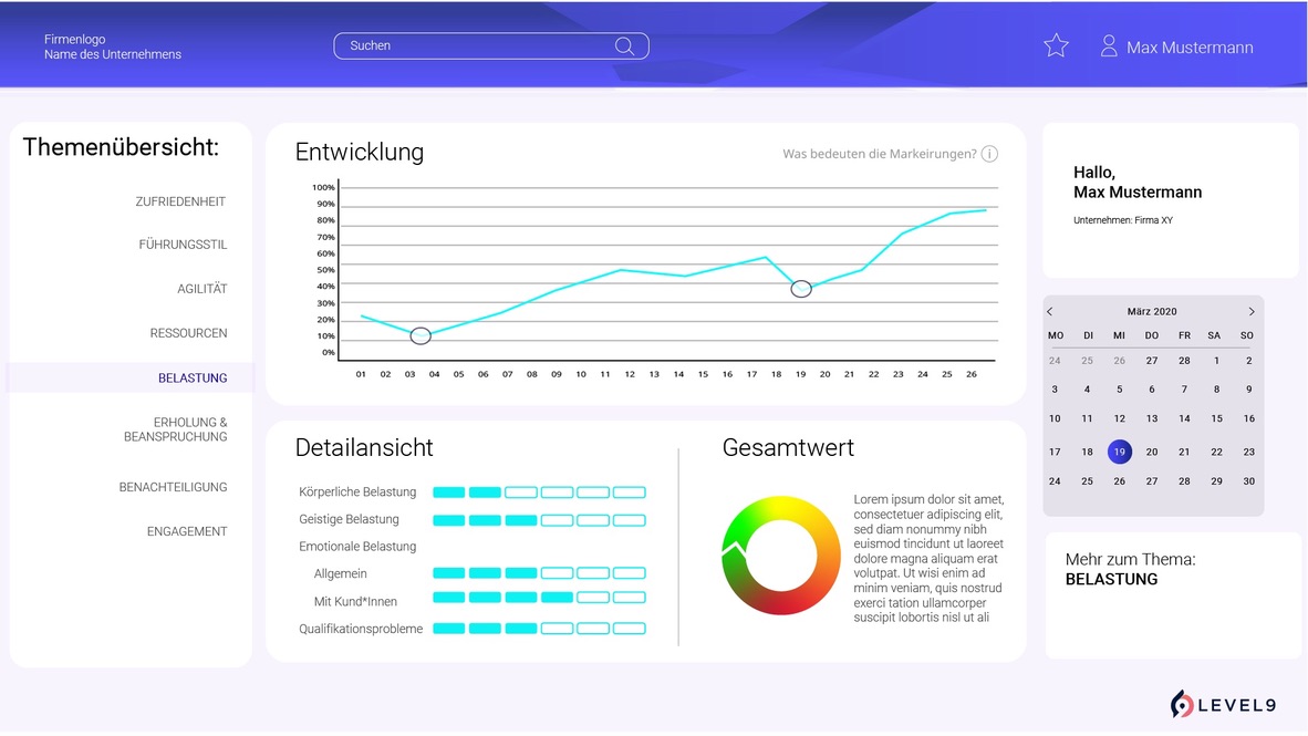 first design for dashboard